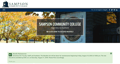Desktop Screenshot of mymoodle.sampsoncc.edu